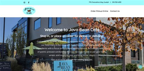 Java Bean Café Website